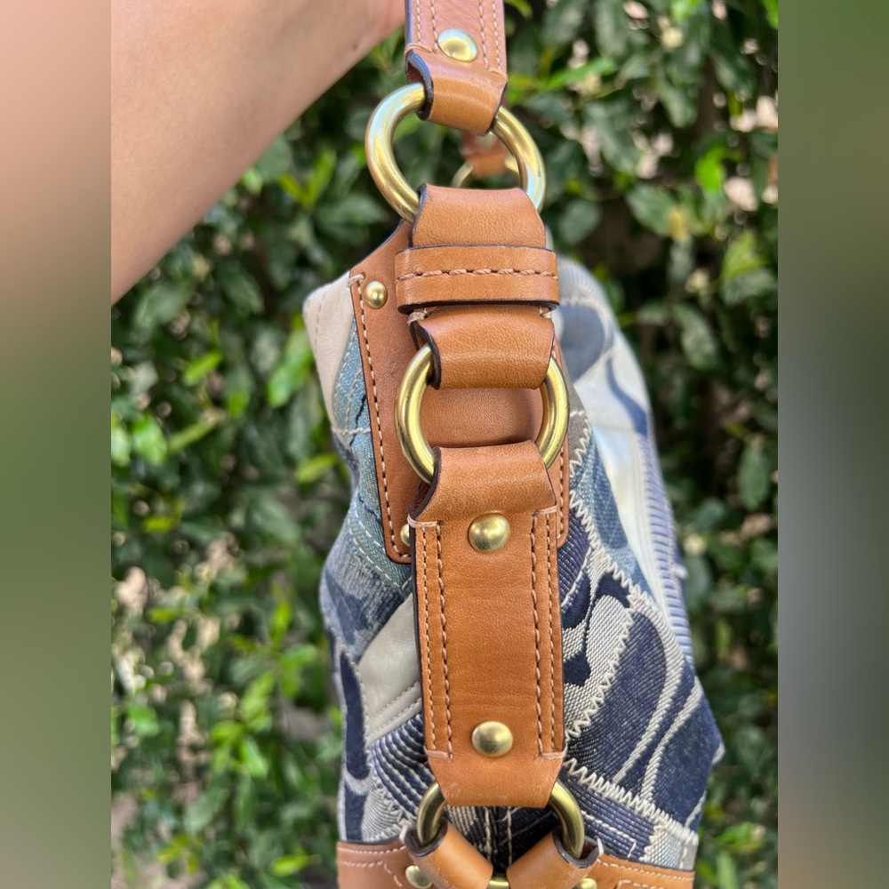 Coach 2008 Carly Patchwork denim - image 9